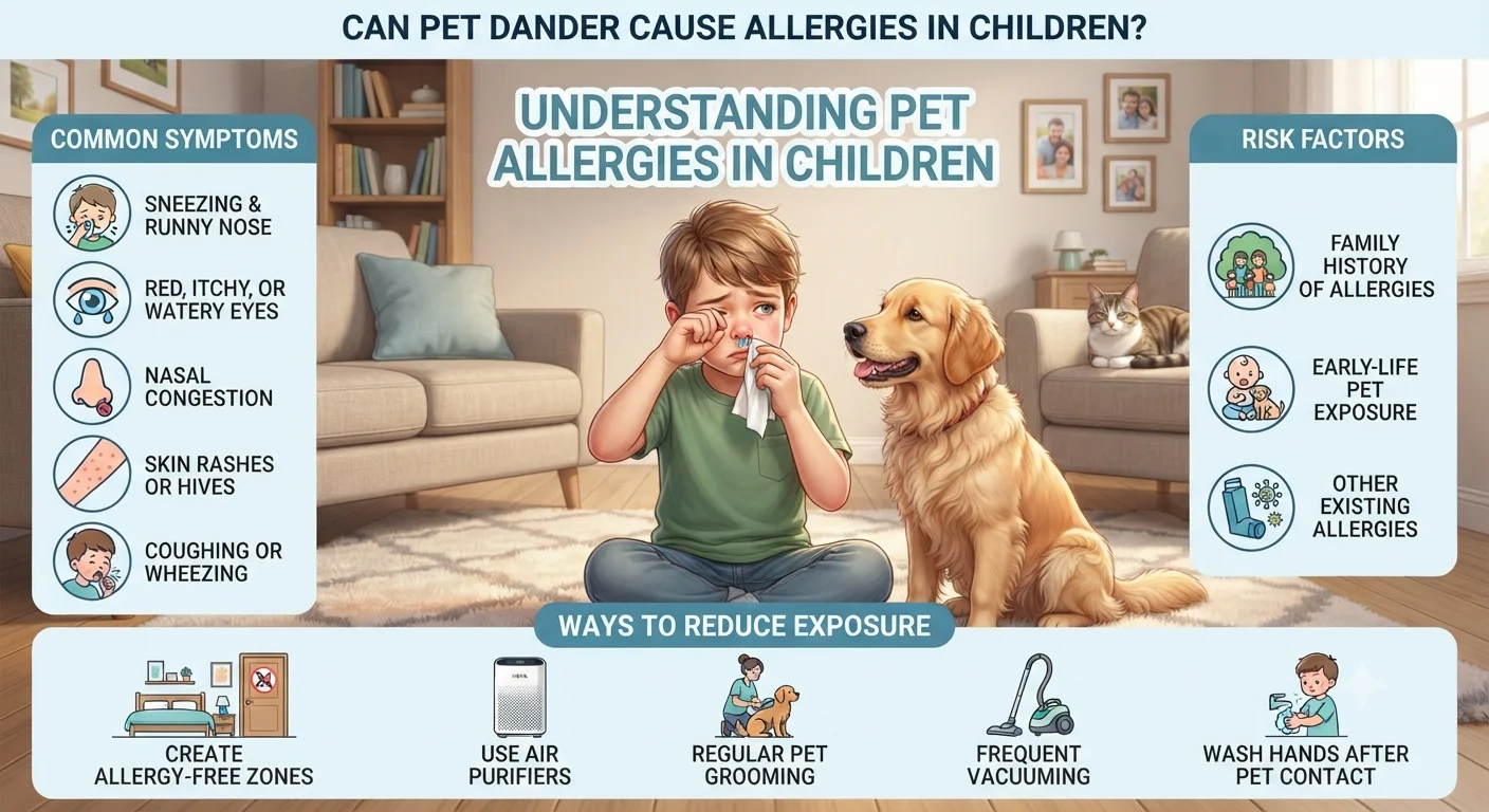 Can Pet Dander Cause Allergies in Children