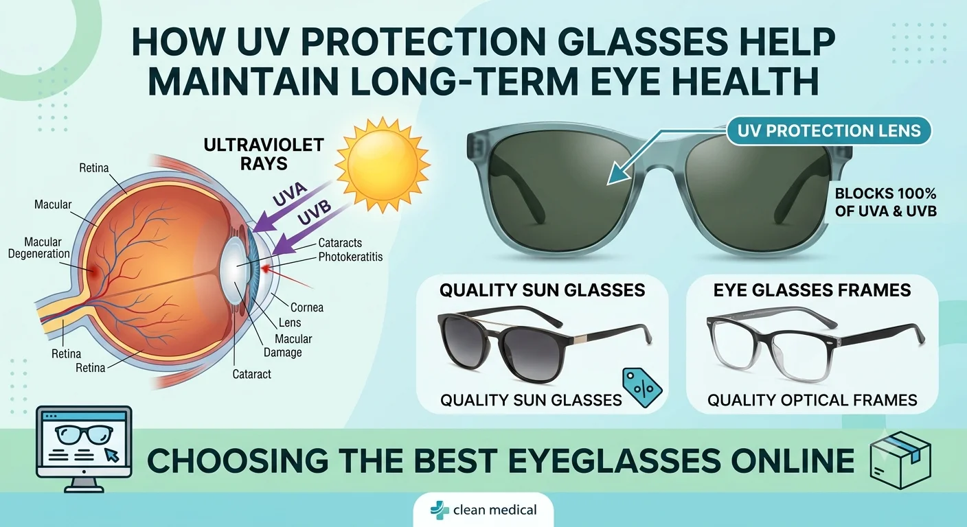 How UV Protection Glasses Help Maintain Long-Term Eye Health