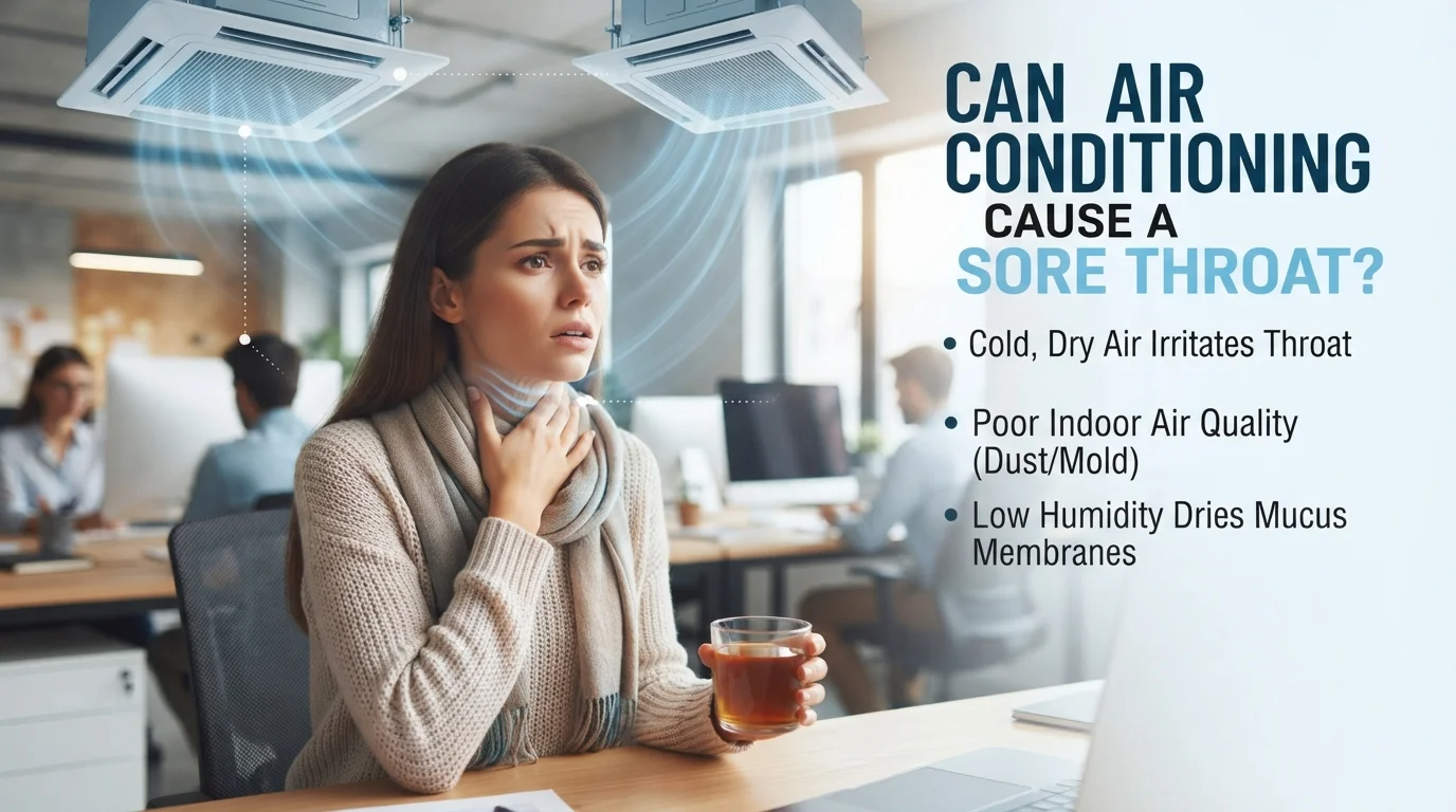 Can Air Conditioning Cause a Sore Throat