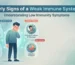 Early Signs of a Weak Immune System
