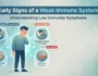 Early Signs of a Weak Immune System