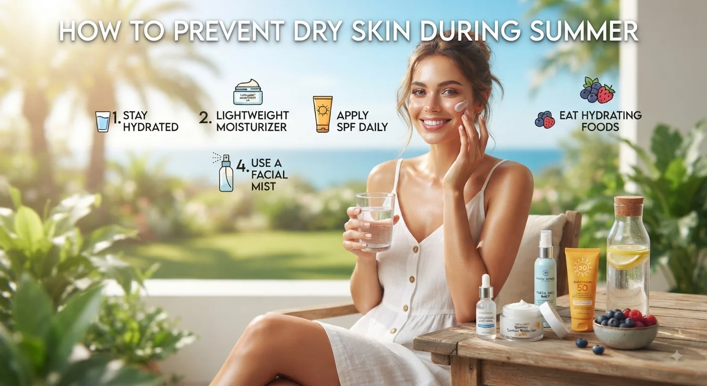How to Prevent Dry Skin During Summer